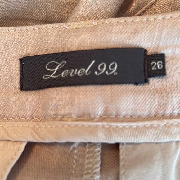 ANTHROPOLOGY Level 99 Shayla Mushroom WideLeg Pants Size 26 - Picture 10 of 15